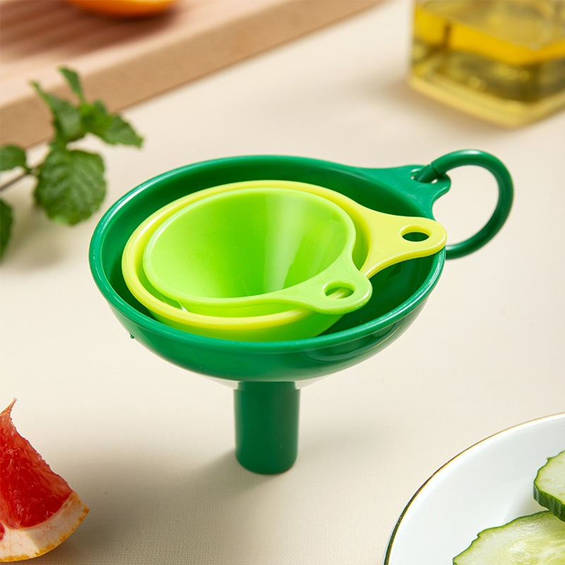Kitchen Gadgets For Cooking - Conjunto de 3 funis de cozinha