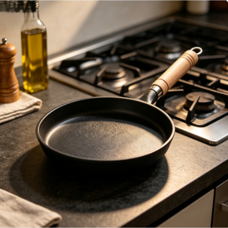Cast Iron Skillet - Panela de Ferro Fundido Não Revestida