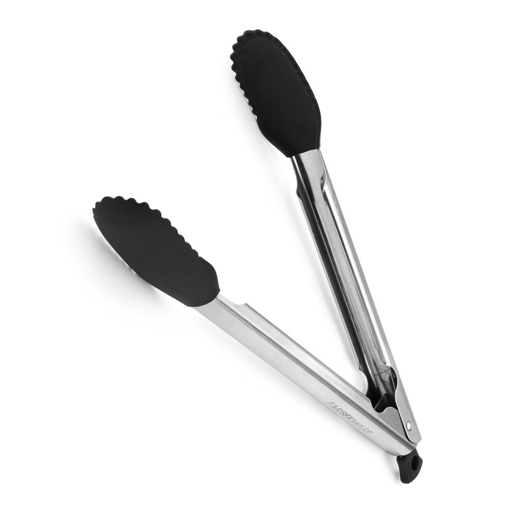 Kitchen Gadgets For Cooking - Pinça de Silicone com Ponta Travável