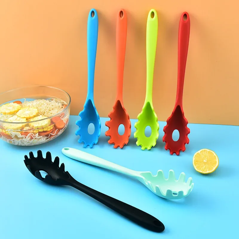Kitchen Gadgets Pasta - 1 pçs silicone macarrão colher macarrão