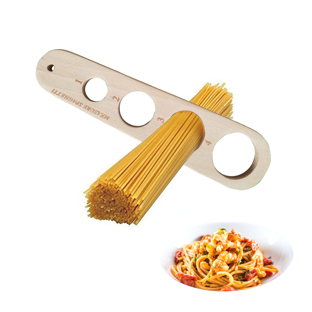 Pasta Measuring Tool - Medidor de macarrão de madeira espaguete