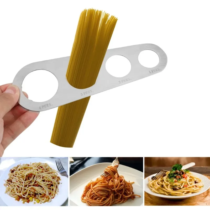 Pasta Measuring Tool - Medidor de espaguete com 4 buracos,