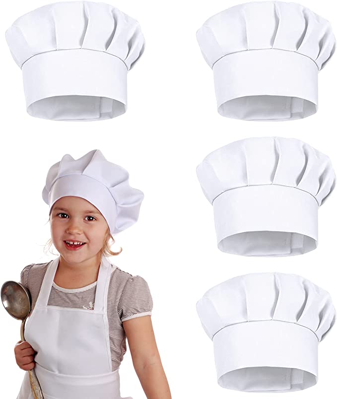 Kitchen Gadgets That Make Life Easier - 4 Peças Chapéu de Chef Branco