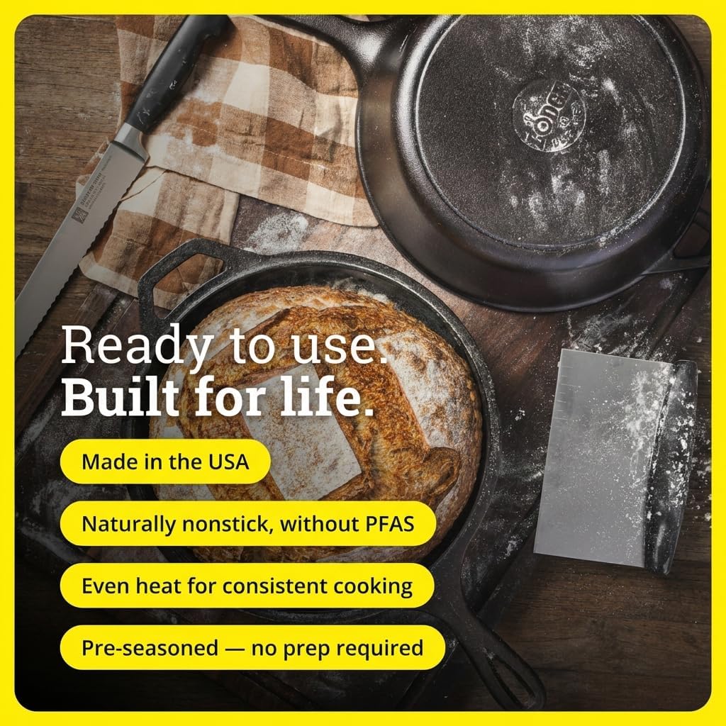 Conjunto de Panelas de Ferro F - Cast Iron Skillet avaliação e preço