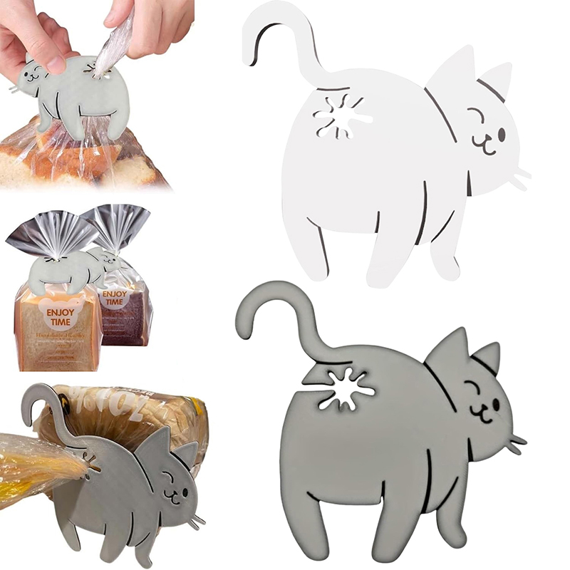 Engraçado gato bunda pão clipe - Kitchen Gadgets Novelty avaliação e preço