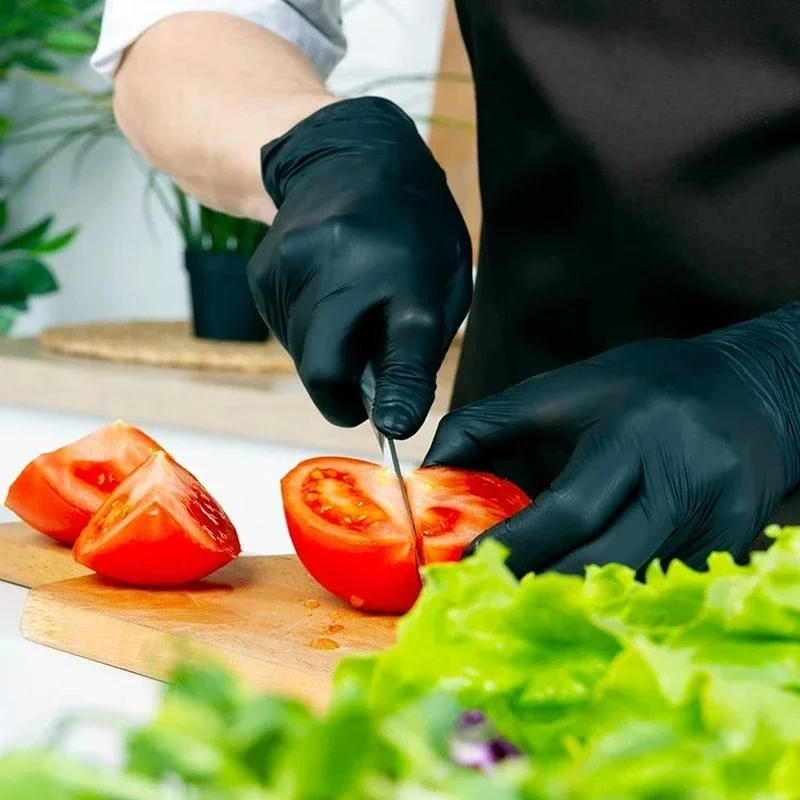 Luvas pretas descartáveis ​​de - Kitchen Gadgets Novelty avaliação e preço