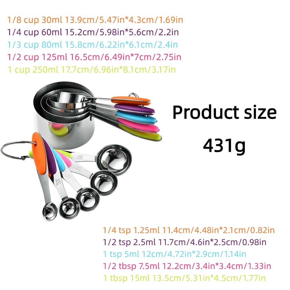 5/10 pçs copos de medição de a - Kitchen Gadgets That Make Life Easier avaliação e preço