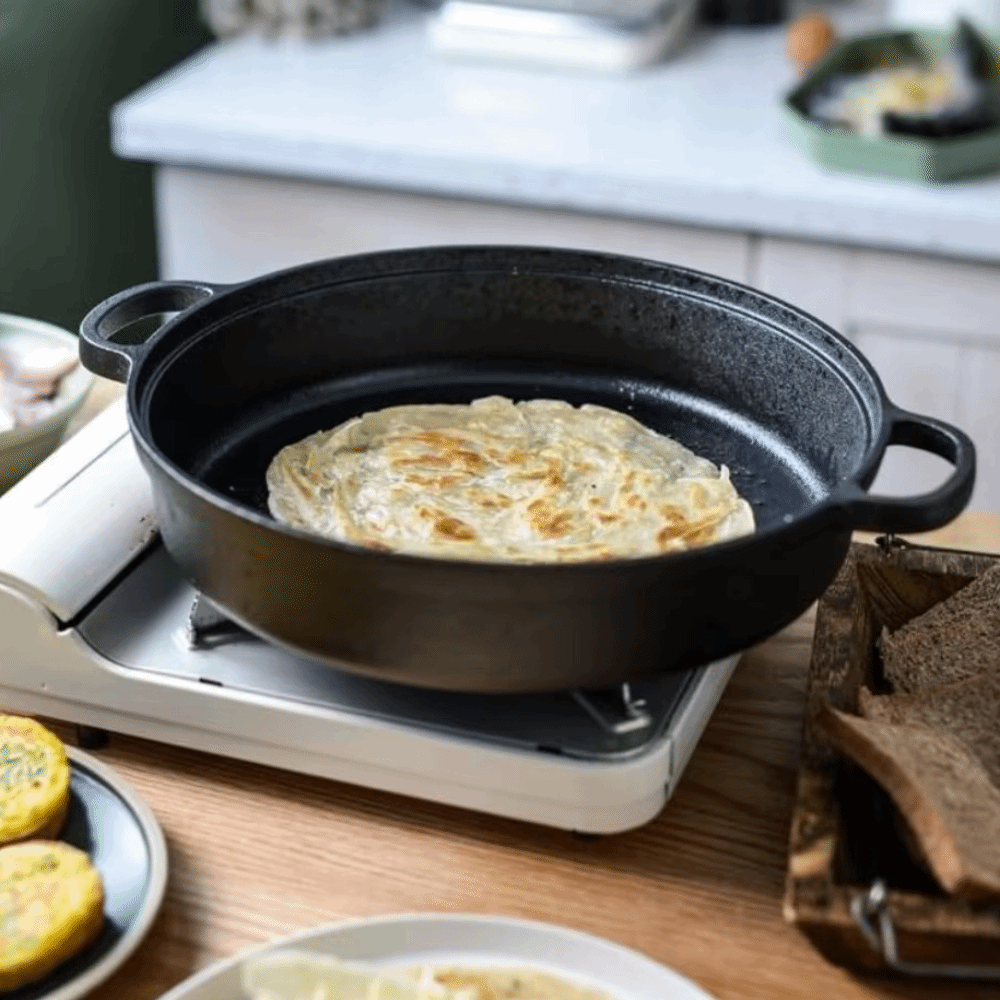 Panela Wok de Ferro Fundido Du - Cast Iron Skillet avaliação e preço