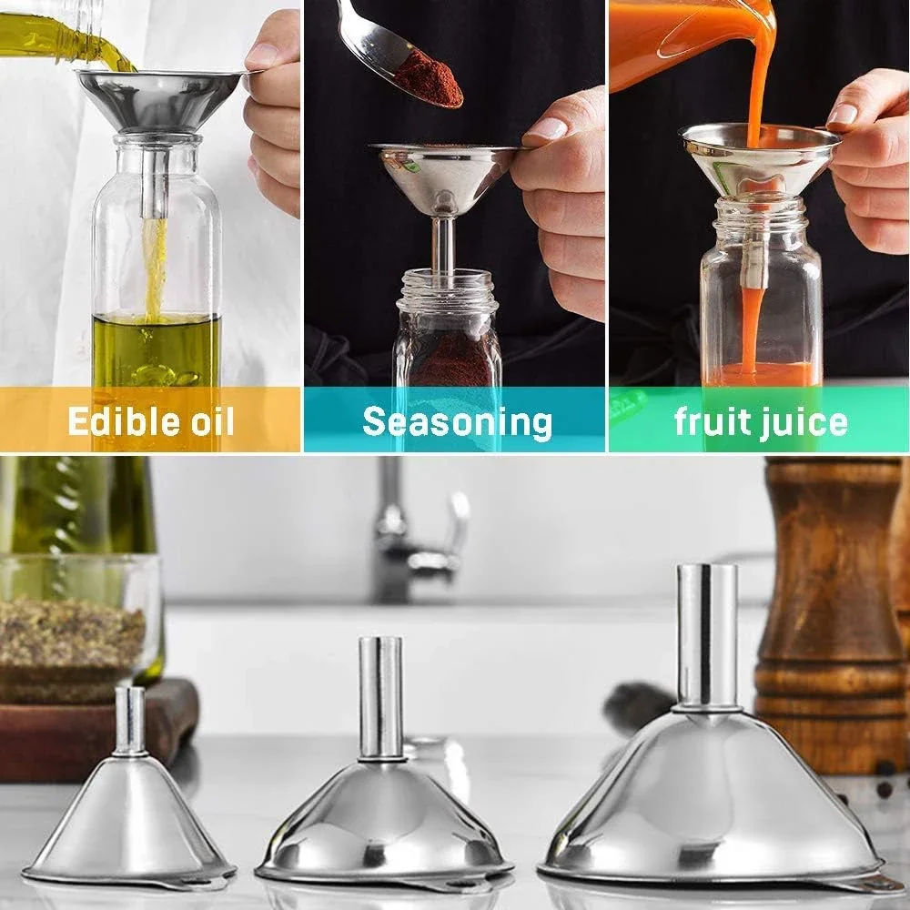 3 pçs conjunto de funil de coz - Kitchen Gadgets Latest avaliação e preço
