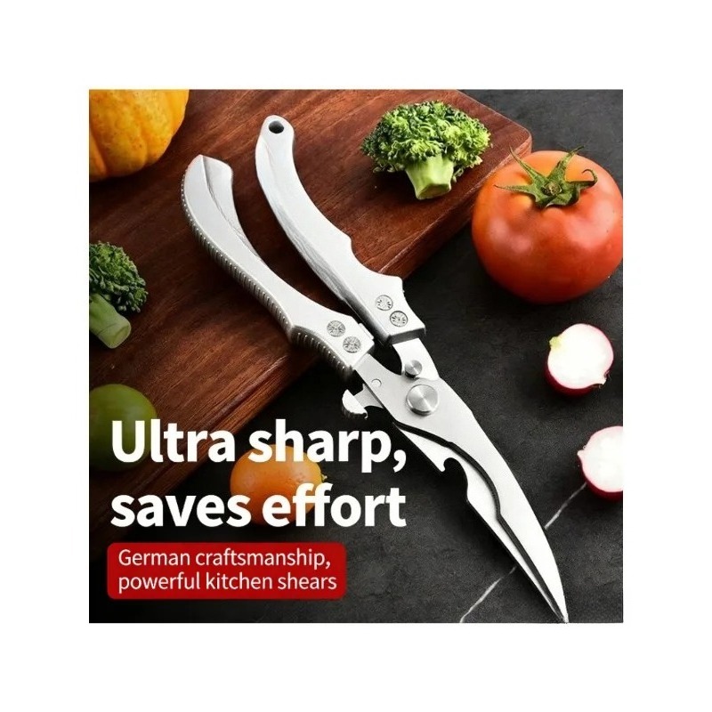 Tesoura Multiuso de Aço Inoxid - Kitchen Gadgets Latest avaliação e preço