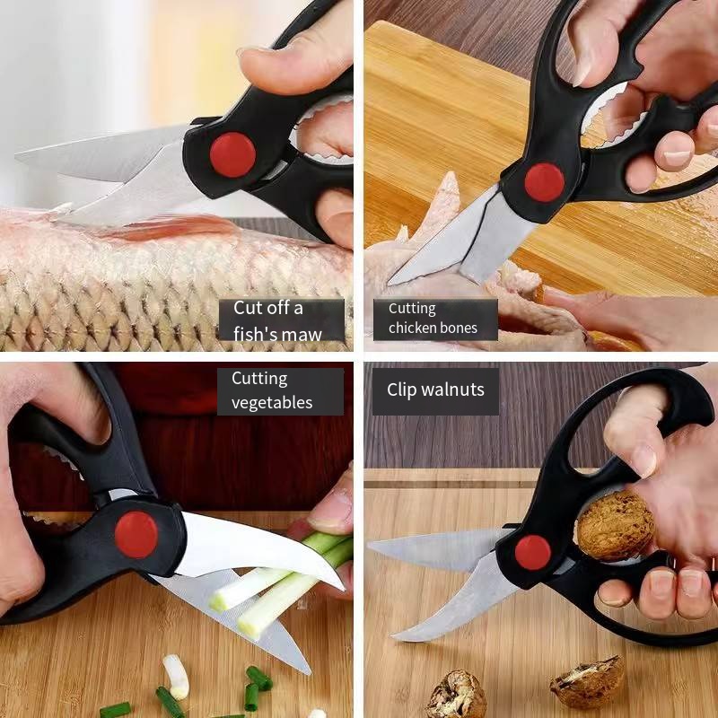 Tesoura de cozinha de aço inox - Kitchen Gadgets Latest avaliação e preço