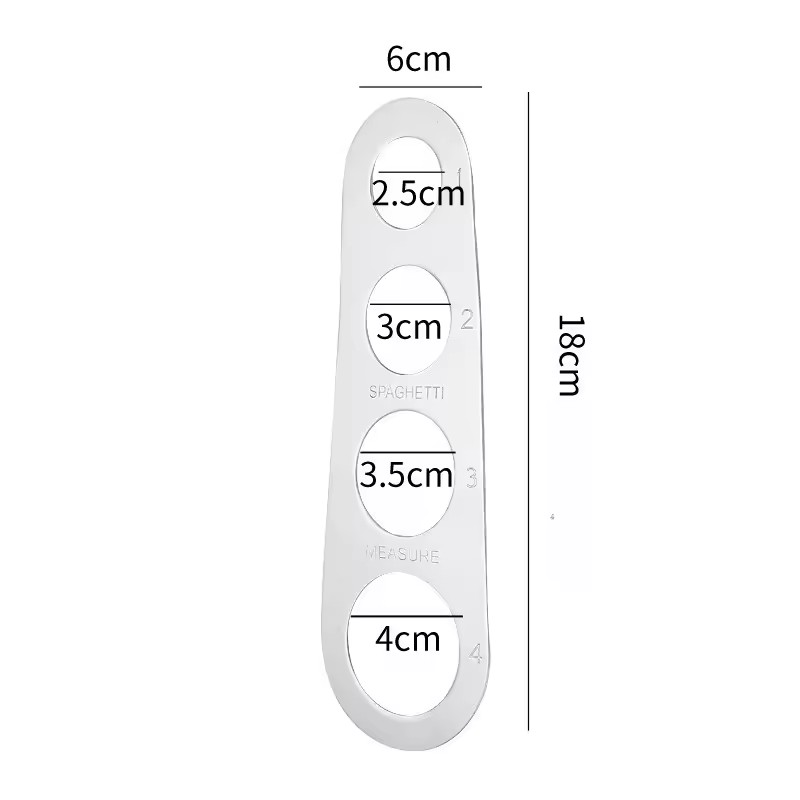 Medidor de Espaguete em Aço In - Pasta Measuring Tool avaliação e preço