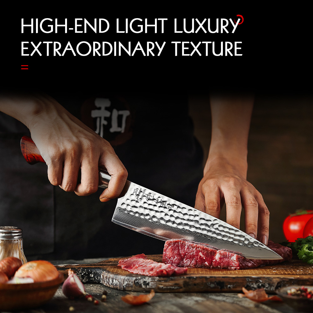 Hezhen 8.5 Polegada faca do ch - Kitchen Gadgets Latest avaliação e preço